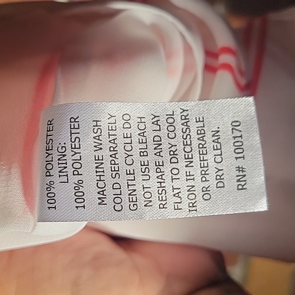 Cynthia Rowley Red Stripe Chevron Lined Tank Tunic Flowy Career XL - Picture 6 of 6